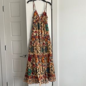 NEW Anthropologie floral printed maxi size XS orig 325